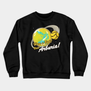 Ball Alien Planet Vacation Crewneck Sweatshirt